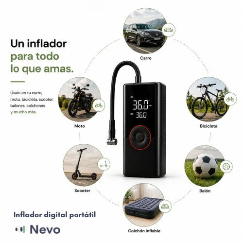 NEVO AIR - Inflador digital portátil